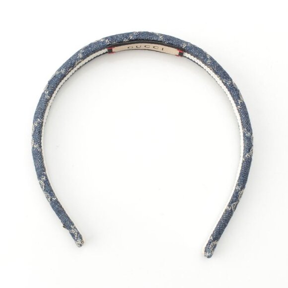 Gucci GG Denim Headband Hair Blue main image 8